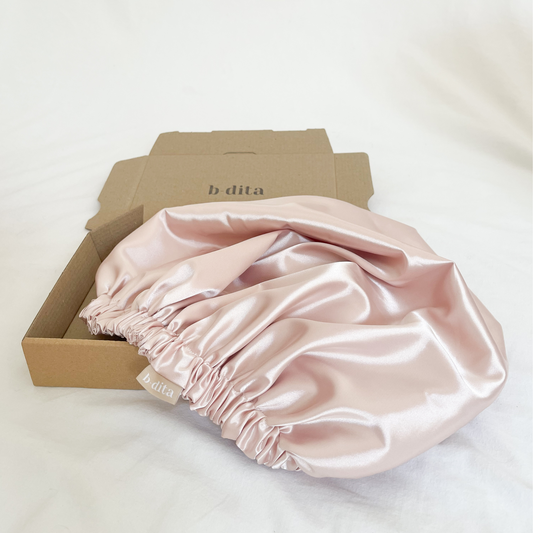 Touca de Cetim - Rosa