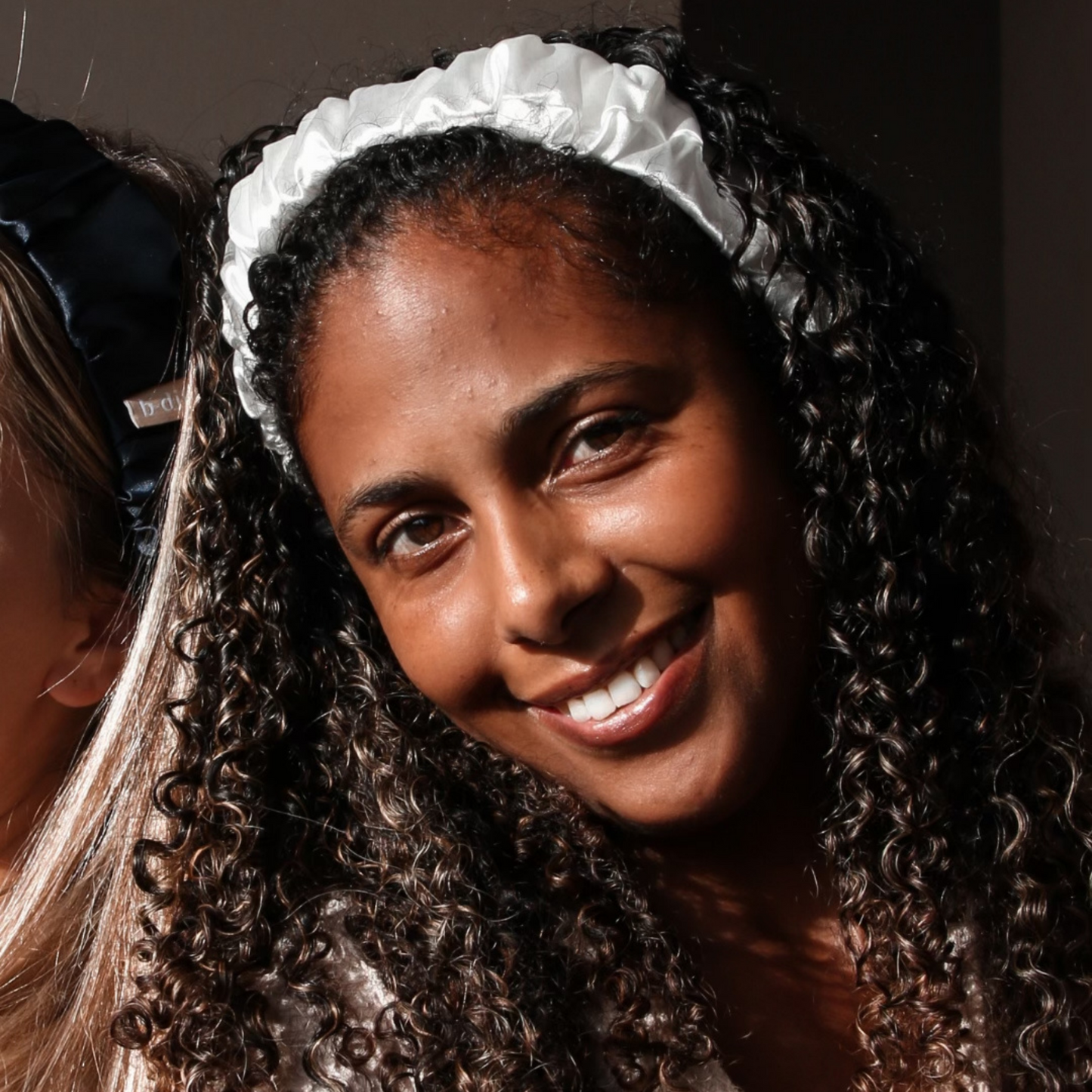 Fita de Cabelo - Branco-Pérola